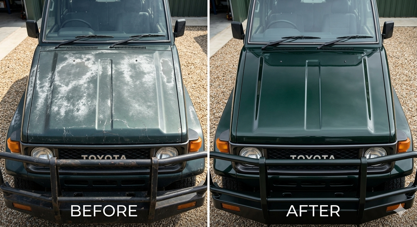 Land Cruiser repair — North Narrabeen